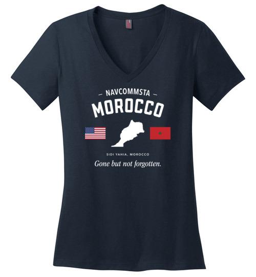 Load image into Gallery viewer, NAVCOMMSTA Morocco &quot;GBNF&quot; - Women&#39;s V-Neck T-Shirt
