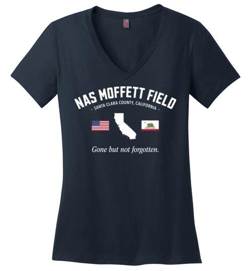 NAS Moffett Field "GBNF" - Women's V-Neck T-Shirt
