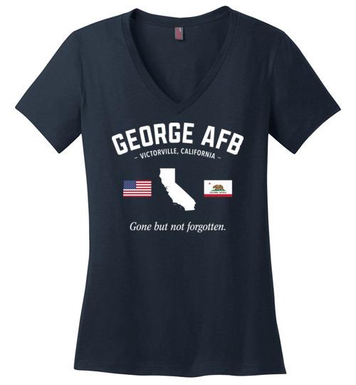 George AFB "GBNF" - Women's V-Neck T-Shirt