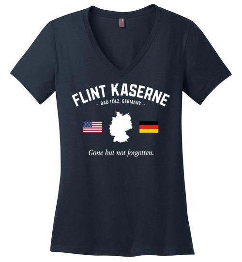 Flint Kaserne "GBNF" - Women's V-Neck T-Shirt