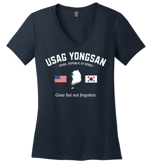 Load image into Gallery viewer, USAG Yongsan &quot;GBNF&quot; - Women&#39;s V-Neck T-Shirt
