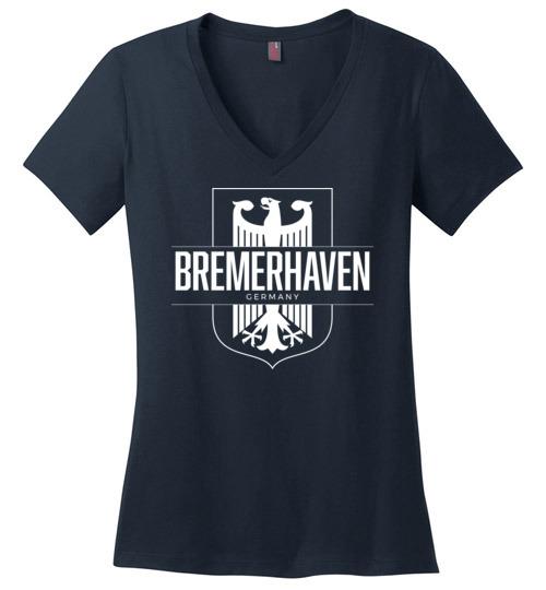 Bremerhaven, Germany - Women's V-Neck T-Shirt