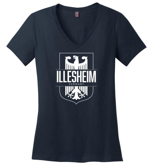 Illesheim, Germany - Women's V-Neck T-Shirt