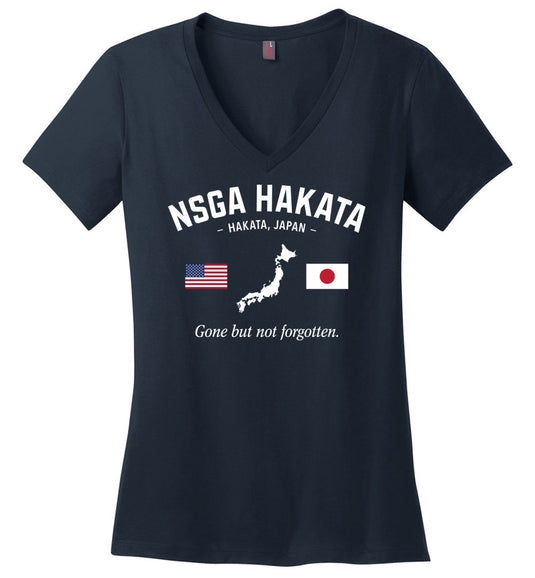 NSGA Hakata "GBNF" - Women's V-Neck T-Shirt