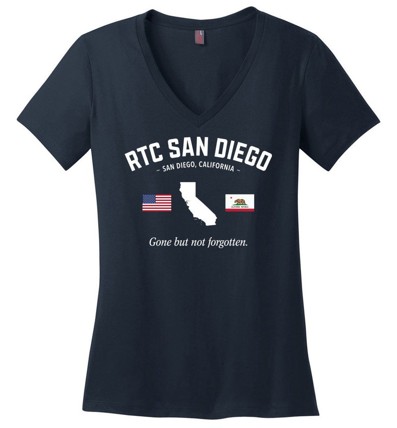 Load image into Gallery viewer, RTC San Diego &quot;GBNF&quot; - Women&#39;s V-Neck T-Shirt

