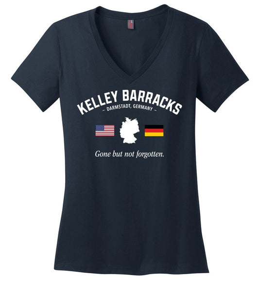 Kelley Barracks (Darmstadt) "GBNF" - Women's V-Neck T-Shirt