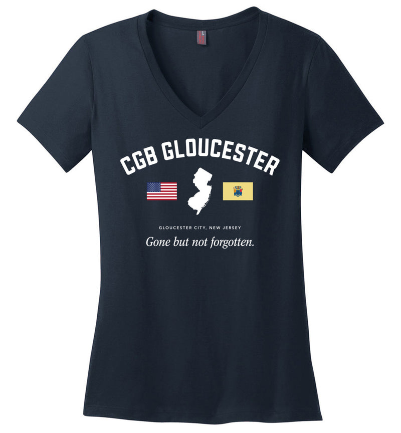 Load image into Gallery viewer, CGB Gloucester &quot;GBNF&quot; - Women&#39;s V-Neck T-Shirt
