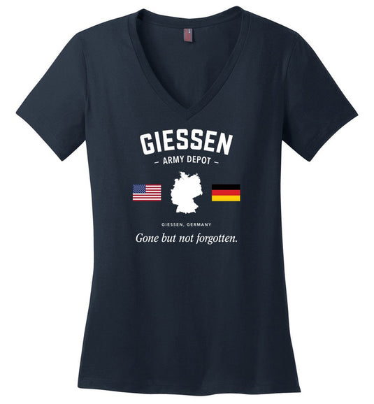 Giessen Army Depot "GBNF" - Women's V-Neck T-Shirt
