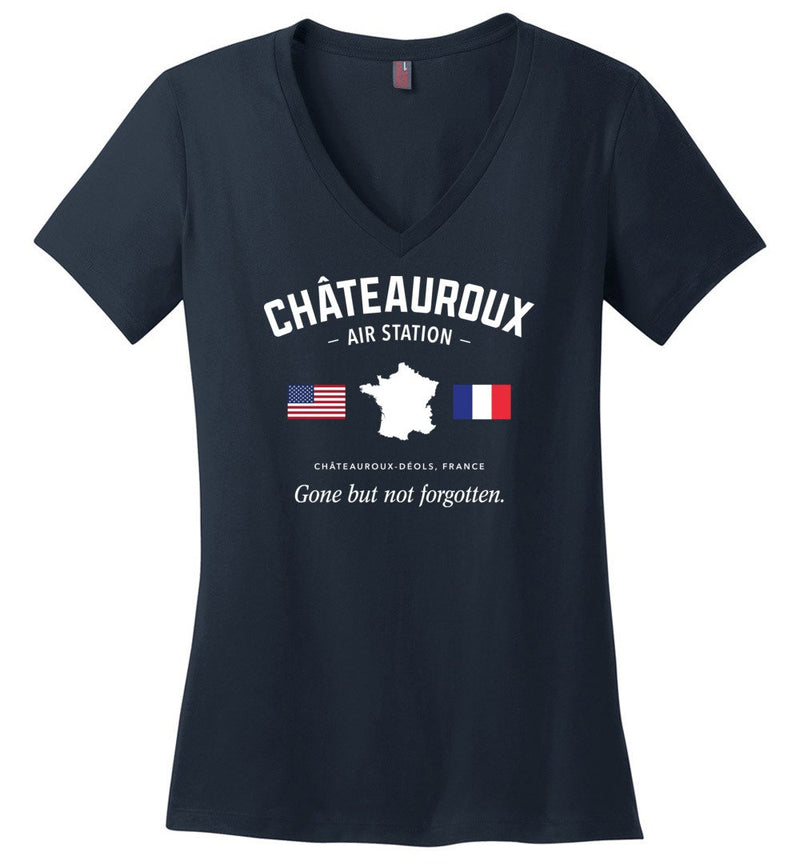 Load image into Gallery viewer, Chateauroux AS &quot;GBNF&quot; - Women&#39;s V-Neck T-Shirt

