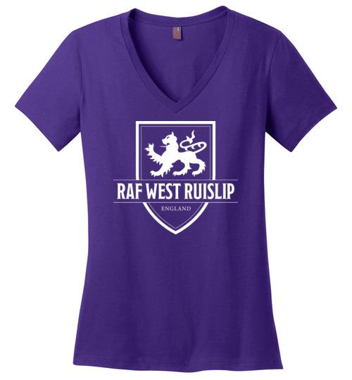 Load image into Gallery viewer, RAF West Ruislip - Women&#39;s V-Neck T-Shirt
