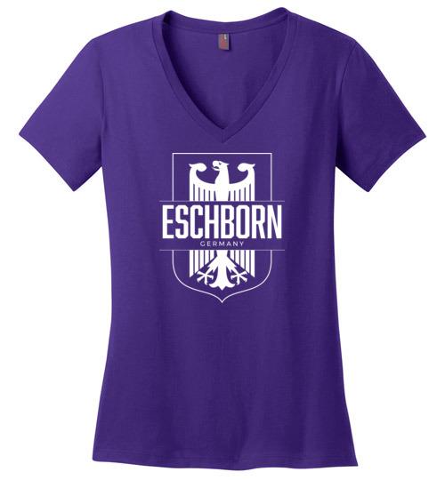 Eschborn, Germany - Women's V-Neck T-Shirt