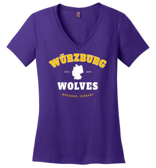 Wurzburg Wolves - Women's V-Neck T-Shirt
