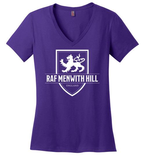 Load image into Gallery viewer, RAF Menwith Hill - Women&#39;s V-Neck T-Shirt
