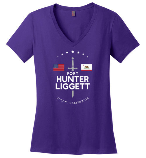 Fort Hunter Liggett - Women's V-Neck T-Shirt-Wandering I Store