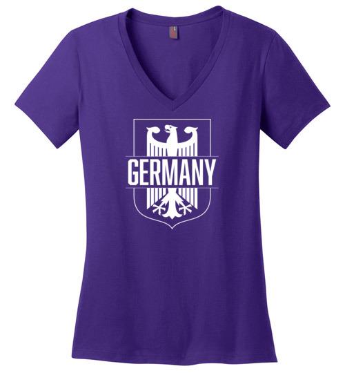 Load image into Gallery viewer, Germany - Women&#39;s V-Neck T-Shirt

