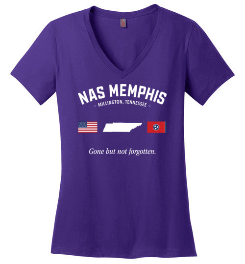 Load image into Gallery viewer, NAS Memphis &quot;GBNF&quot; - Women&#39;s V-Neck T-Shirt-Wandering I Store
