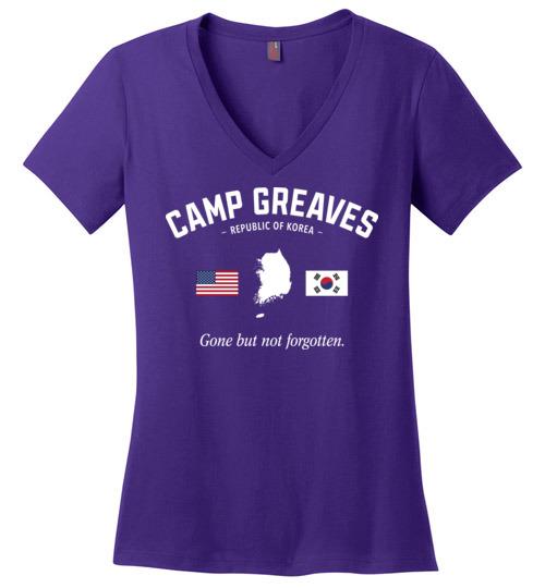 Load image into Gallery viewer, Camp Greaves &quot;GBNF&quot; - Women&#39;s V-Neck T-Shirt
