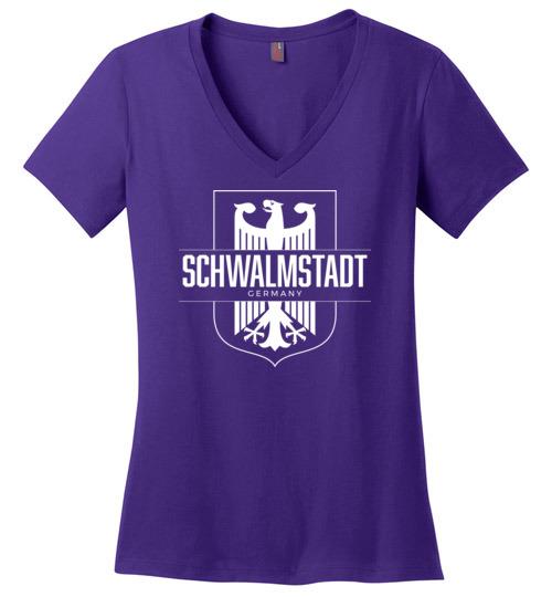 Schwalmstadt, Germany - Women's V-Neck T-Shirt