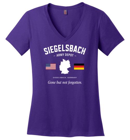 Load image into Gallery viewer, Siegelsbach Army Depot &quot;GBNF&quot; - Women&#39;s V-Neck T-Shirt
