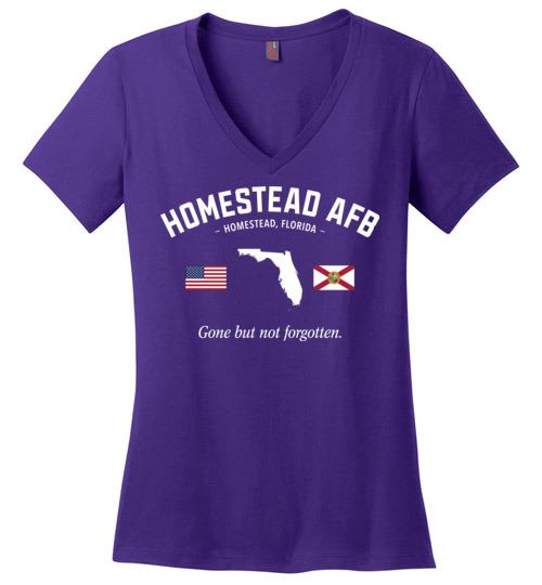Homestead AFB "GBNF" - Women's V-Neck T-Shirt
