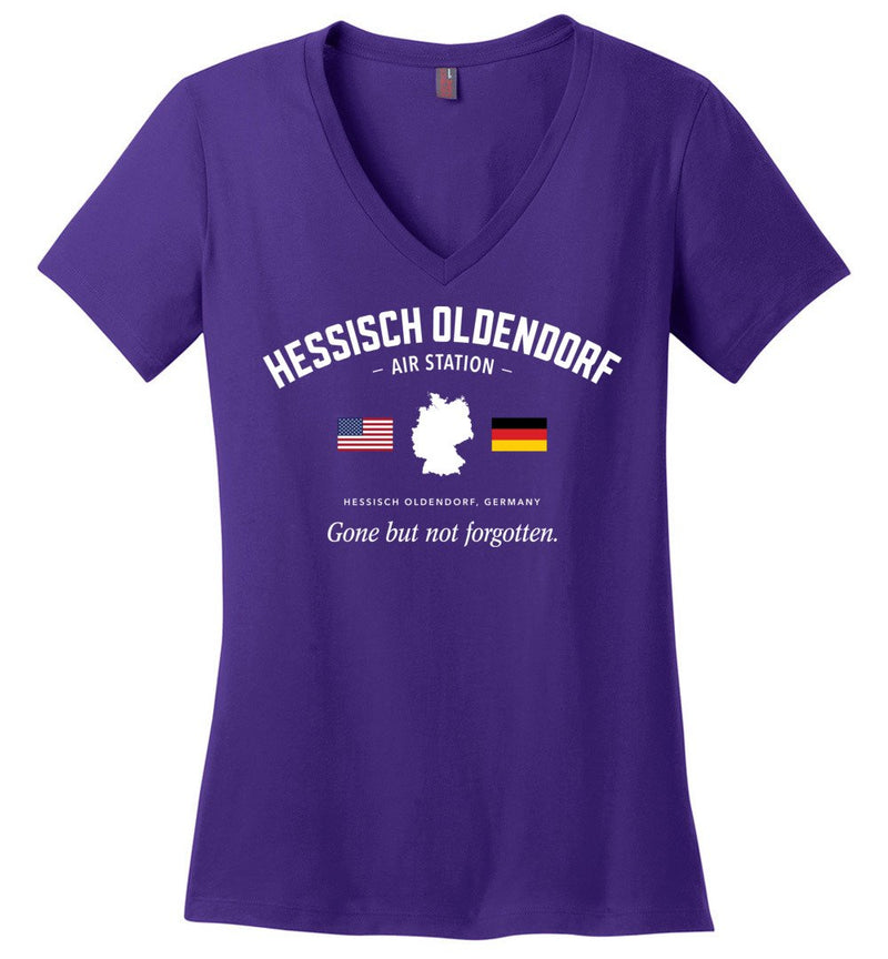 Load image into Gallery viewer, Hessisch Oldendorf AS &quot;GBNF&quot; - Women&#39;s V-Neck T-Shirt
