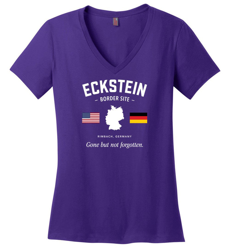 Load image into Gallery viewer, Eckstein Border Site &quot;GBNF&quot; - Women&#39;s V-Neck T-Shirt
