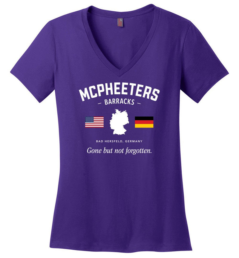 Load image into Gallery viewer, McPheeters Barracks &quot;GBNF&quot; - Women&#39;s V-Neck T-Shirt
