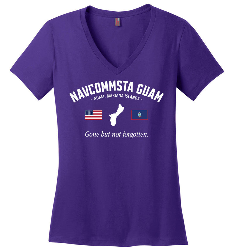 Load image into Gallery viewer, NAVCOMMSTA Guam &quot;GBNF&quot; - Women&#39;s V-Neck T-Shirt
