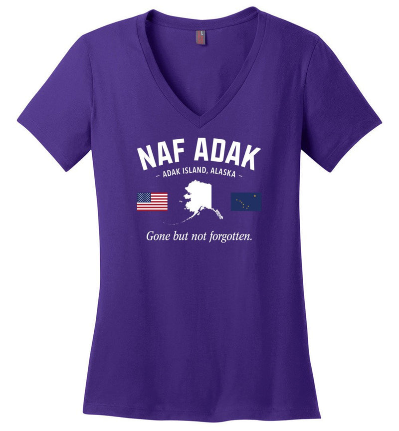 Load image into Gallery viewer, NAF Adak &quot;GBNF&quot; - Women&#39;s V-Neck T-Shirt
