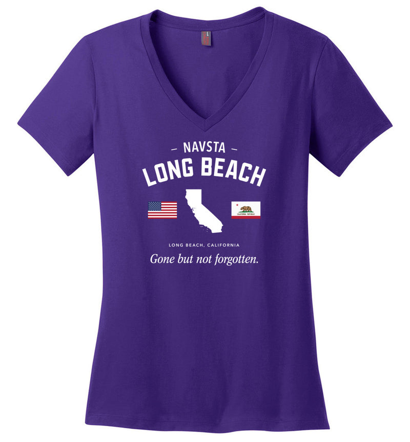 Load image into Gallery viewer, NAVSTA Long Beach &quot;GBNF&quot; - Women&#39;s V-Neck T-Shirt
