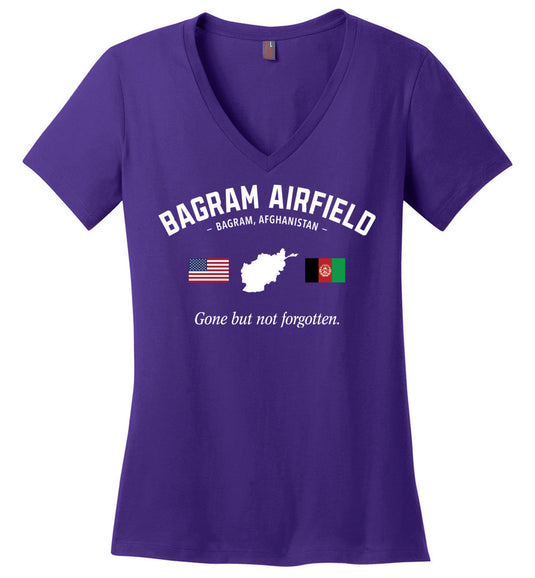Bagram Airfield "GBNF" - Women's V-Neck T-Shirt