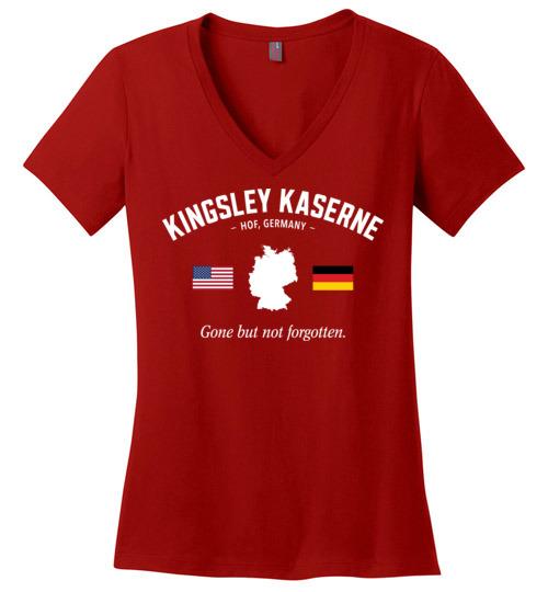 Load image into Gallery viewer, Kingsley Kaserne &quot;GBNF&quot; - Women&#39;s V-Neck T-Shirt
