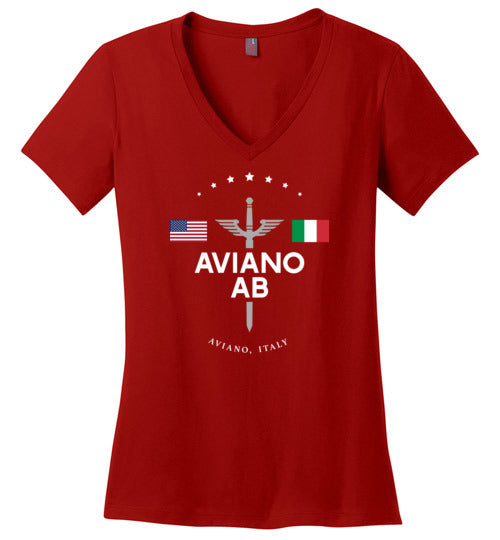 Load image into Gallery viewer, Aviano AB - Women&#39;s V-Neck T-Shirt-Wandering I Store
