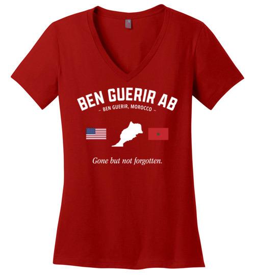 Ben Guerir AB "GBNF" - Women's V-Neck T-Shirt