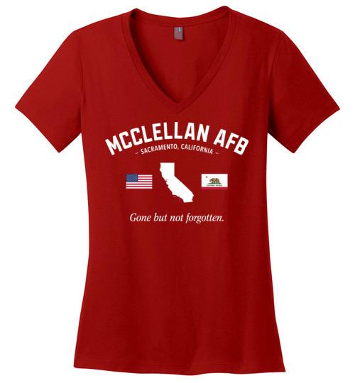 McClellan AFB "GBNF" - Women's V-Neck T-Shirt