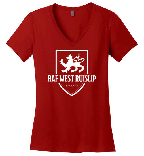 Load image into Gallery viewer, RAF West Ruislip - Women&#39;s V-Neck T-Shirt
