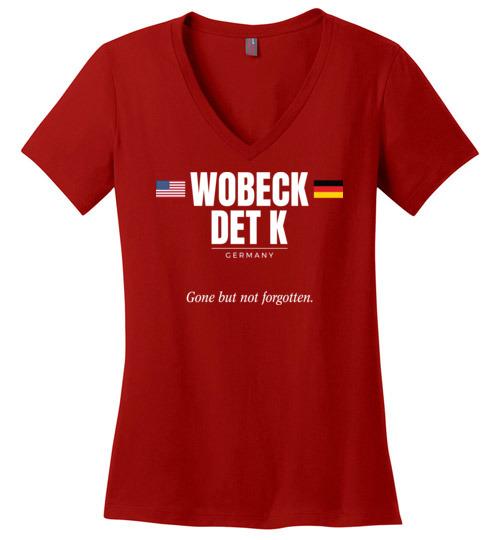 Wobeck Det K "GBNF" - Women's V-Neck T-Shirt