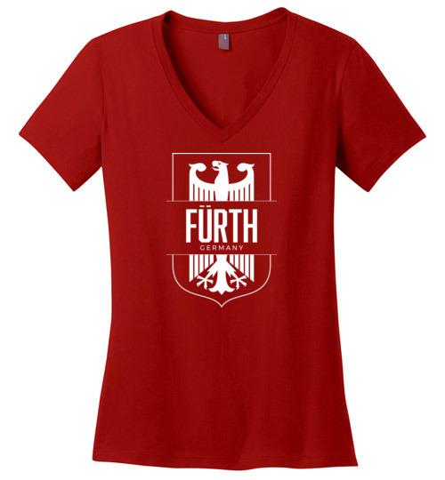 Furth, Germany - Women's V-Neck T-Shirt
