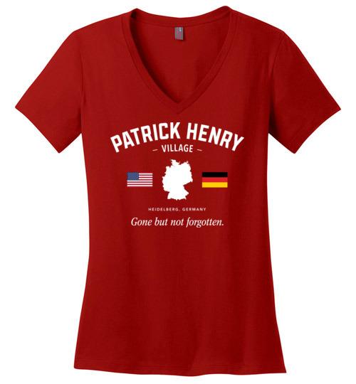 Patrick Henry Village "GBNF" - Women's V-Neck T-Shirt