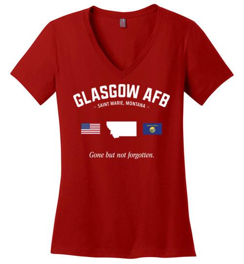 Glasgow AFB "GBNF" - Women's V-Neck T-Shirt