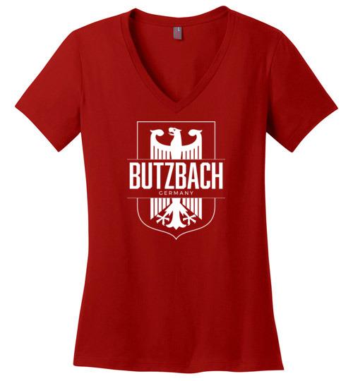 Load image into Gallery viewer, Butzbach, Germany - Women&#39;s V-Neck T-Shirt

