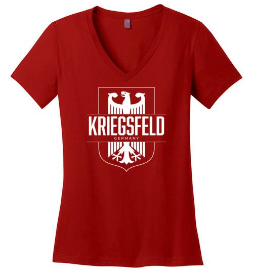 Kriegsfeld, Germany - Women's V-Neck T-Shirt