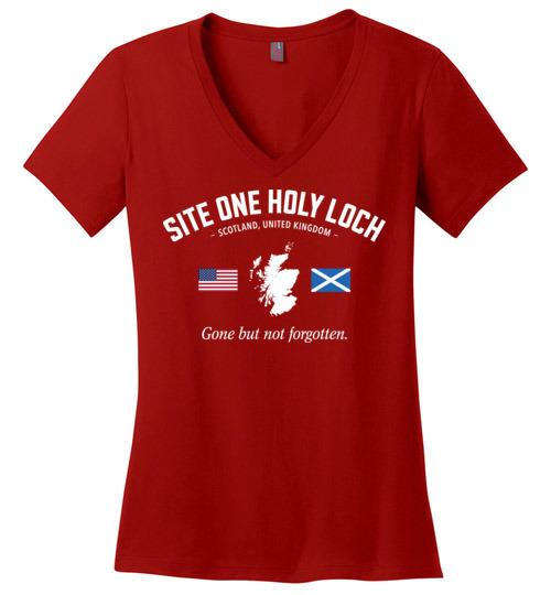 Load image into Gallery viewer, Site One Holy Loch &quot;GBNF&quot; - Women&#39;s V-Neck T-Shirt
