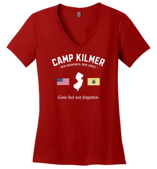 Camp Kilmer "GBNF" - Women's V-Neck T-Shirt-Wandering I Store