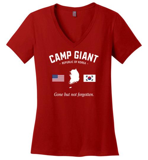 Camp Giant "GBNF" - Women's V-Neck T-Shirt