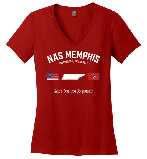 Load image into Gallery viewer, NAS Memphis &quot;GBNF&quot; - Women&#39;s V-Neck T-Shirt-Wandering I Store
