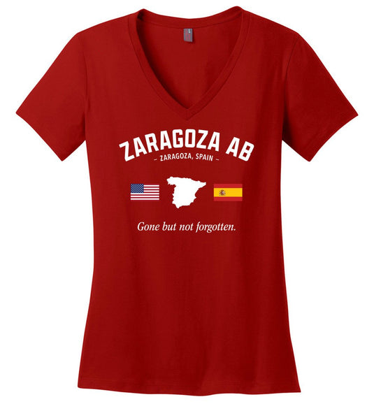Zaragoza AB "GBNF" - Women's V-Neck T-Shirt