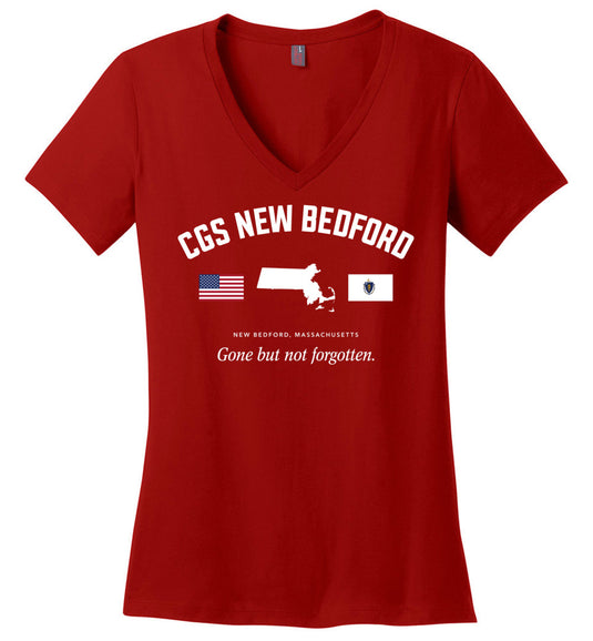 CGS New Bedford "GBNF" - Women's V-Neck T-Shirt