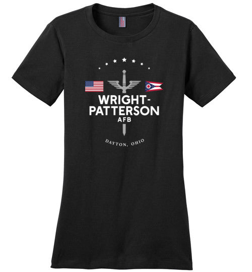 Load image into Gallery viewer, Wright-Patterson AFB - Women&#39;s Crewneck T-Shirt-Wandering I Store
