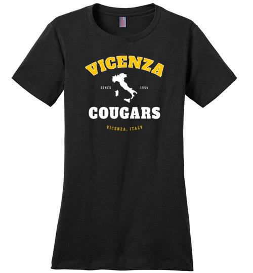 Vicenza Cougars - Women's Crewneck T-Shirt